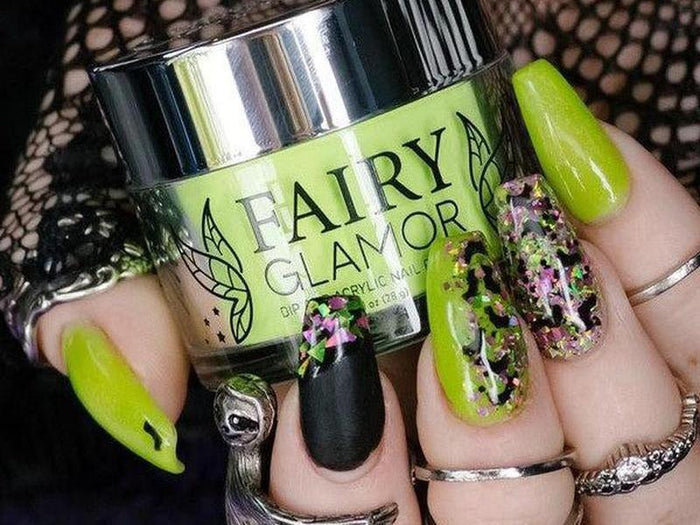 -Glow in the Dark-Dip-Nail-Powder-Magic Potion-Fairy-Glamor