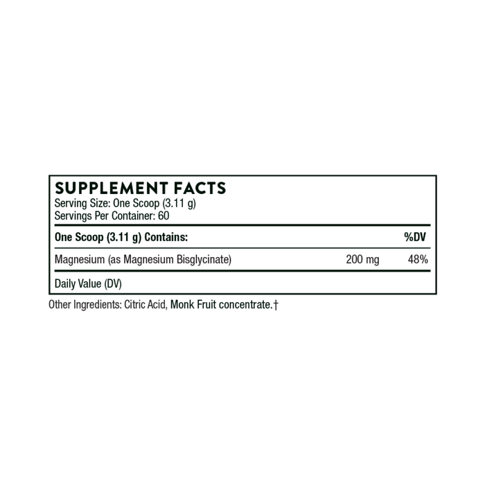 Magnesium Bisglycinate Thorne Research
