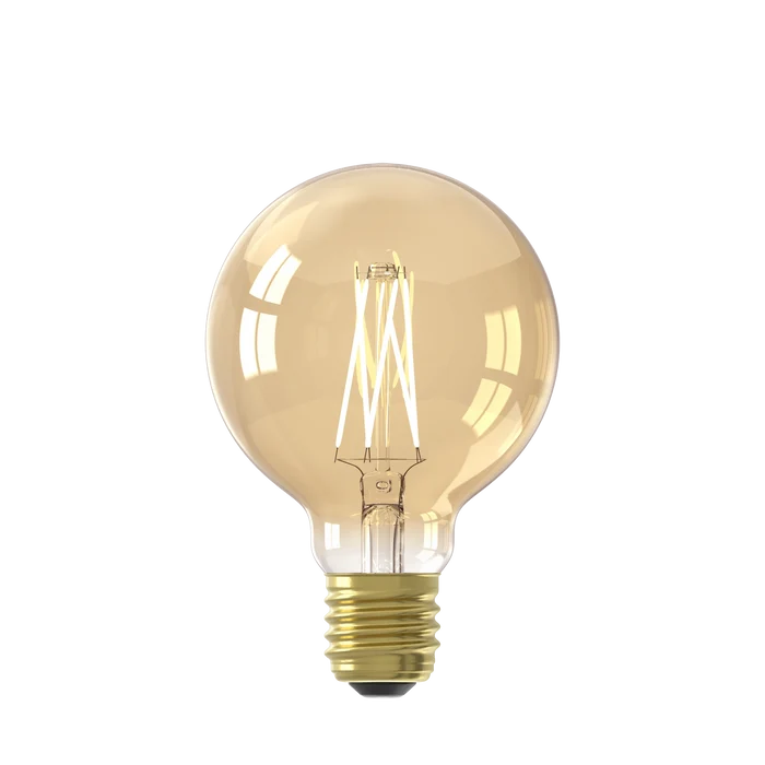 Majestic Warm Filament LED Lamp - E27 - G80 - Gold - 3.5W