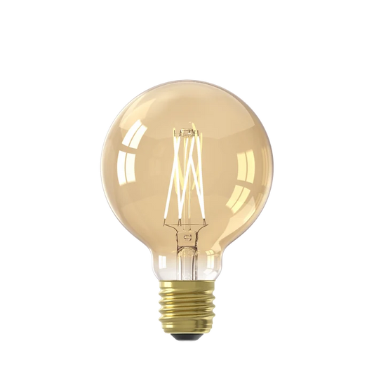Majestic Warm Filament LED Lamp - E27 - G80 - Gold - 3.5W