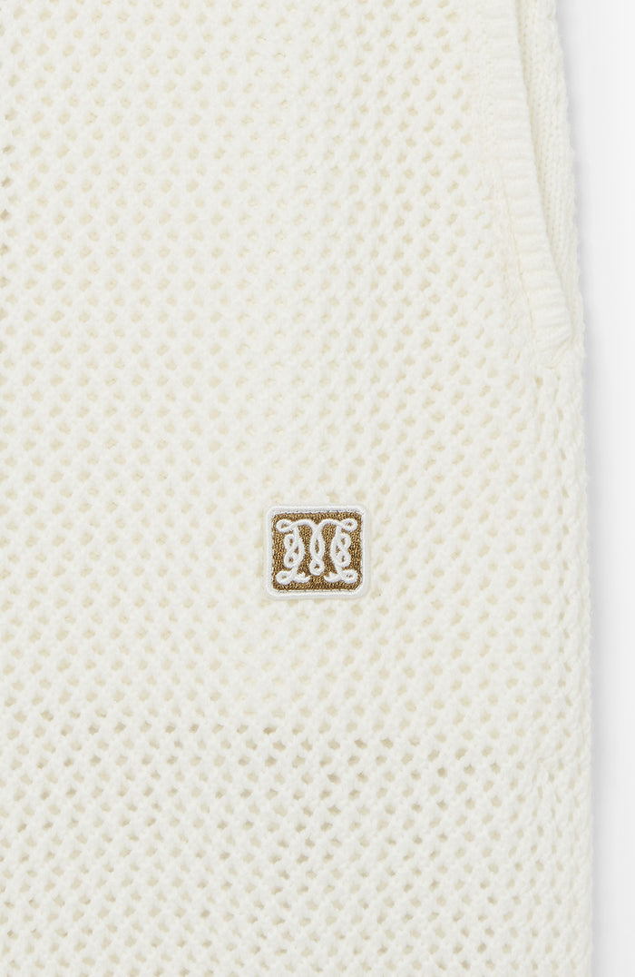 Malibu Cotton Crochet Shorts in White
