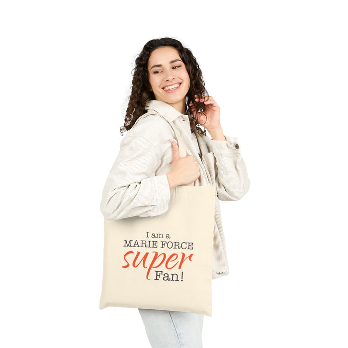 Marie Force Super Fan Cotton Canvas Tote Bag