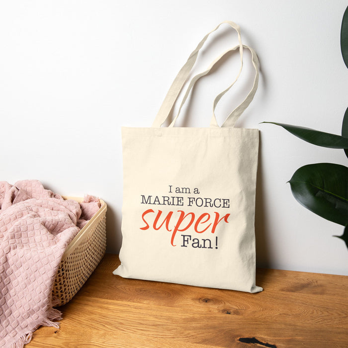 Marie Force Super Fan Cotton Canvas Tote Bag