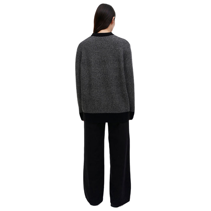 Marimekko Pehmyt Unikko Pullover Sweater Gray And Black Eleish Van Breems Home