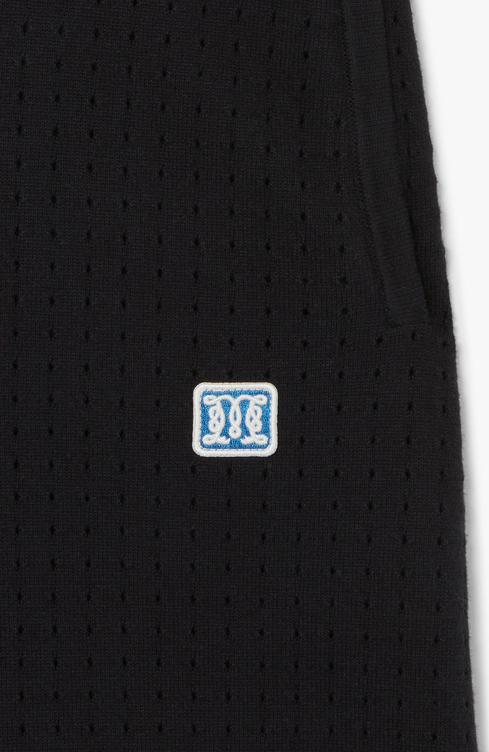 Marmont Pointelle Knitted Shorts in Black