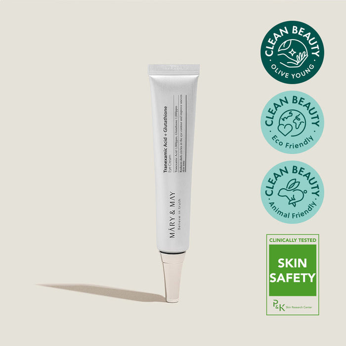 MARY & MAY Believe In Truth Tranexamic Acid + Glutathione Eye Cream كريم العين من ماري اند ماي