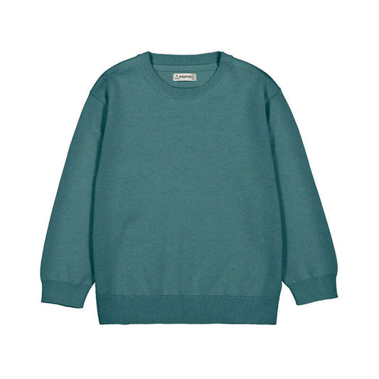 Mayoral Basic Crew Neck Sweater-Seaweed
