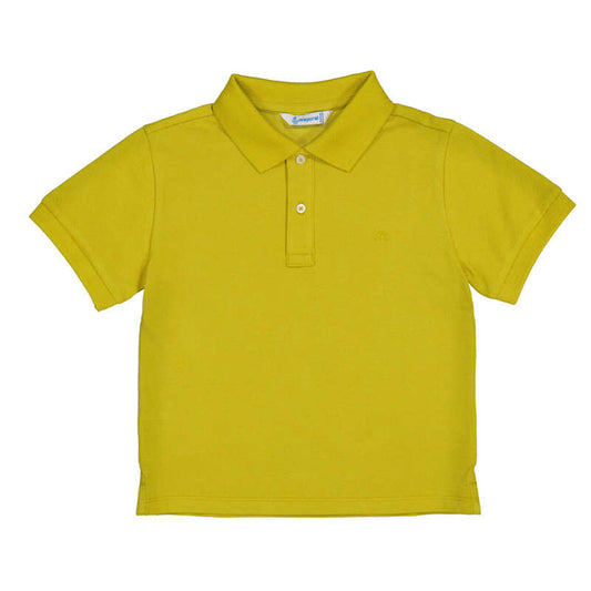 Mayoral Basic S/S Polo-Bright Olive