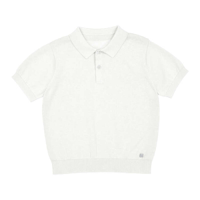 Mayoral S/S Polo-Cream