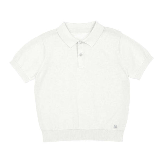 Mayoral S/S Polo-Cream