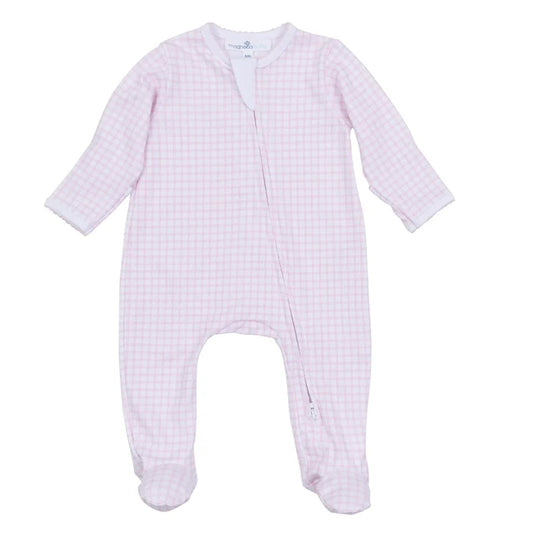 MB Peek A Boo Wishes Zip Footie-Pink