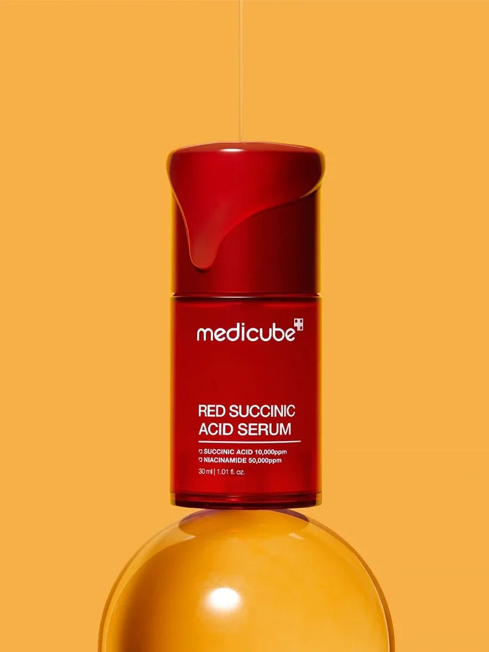 MEDICUBE Red Succinic Acid Serum Succinic Acid Niacinamide سيروم النياسينمايد من ميديكيوب