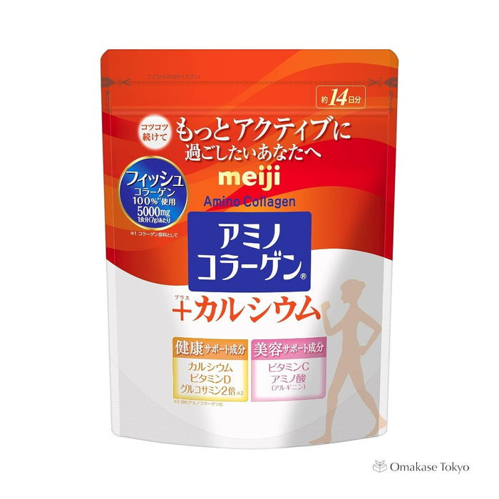 Meiji Amino Collagen plus Calcium Beauty and Health Support