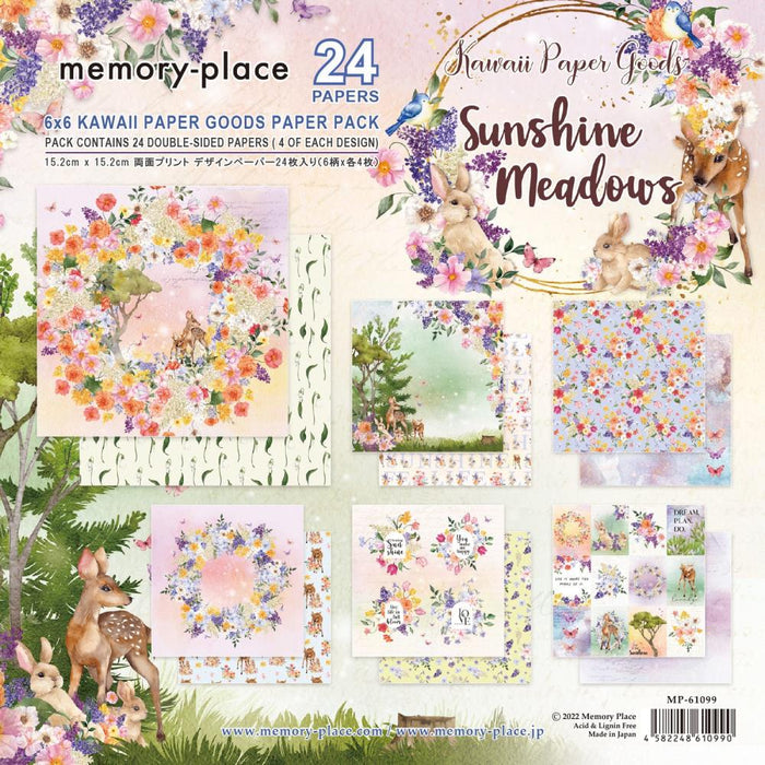 Memory Place - Kawaii Paper Goods Bundle Box - Sunshine Meadows. Available at Embellish Away located in Bowmanville Ontario Canada.