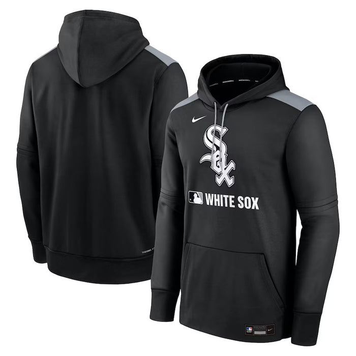 Men's 2025 White Sox Nike Black Authentic Collection Performance Hoodie