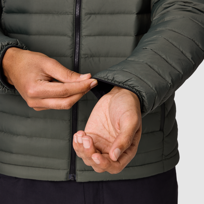 Dark Laurel/Black | B15 :: Adjustable Cuffs / Easily adjustable wrist cuffs can be worn tight to seal out weather, or loosened up to accommodate large gloves.