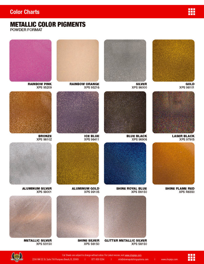 Metallic Pigments | Xtreme Polishing Systems; metallic epoxy flooring, epoxy pigment powder, and marble epoxy floor