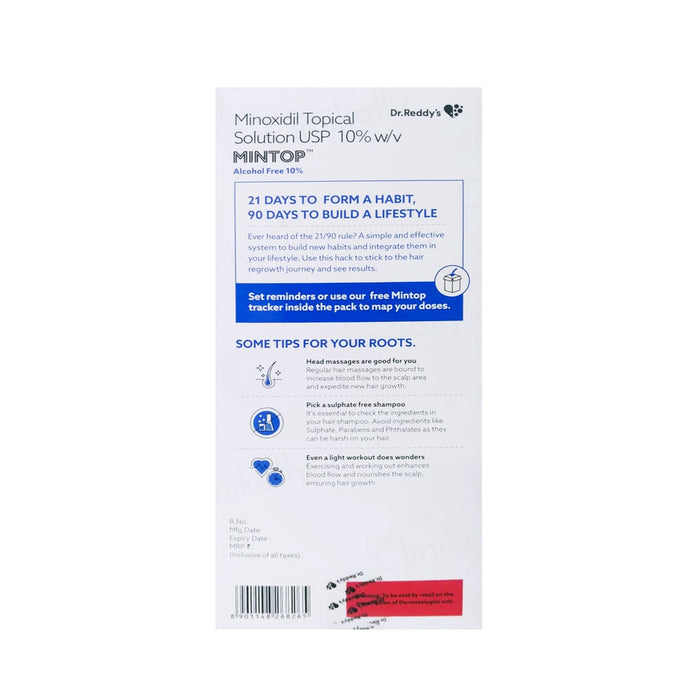 Mintop Alcohol Free 10% Topical Solution