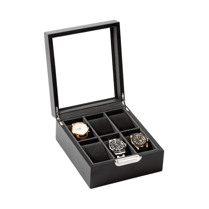 Modern 6-Slot Watch Box