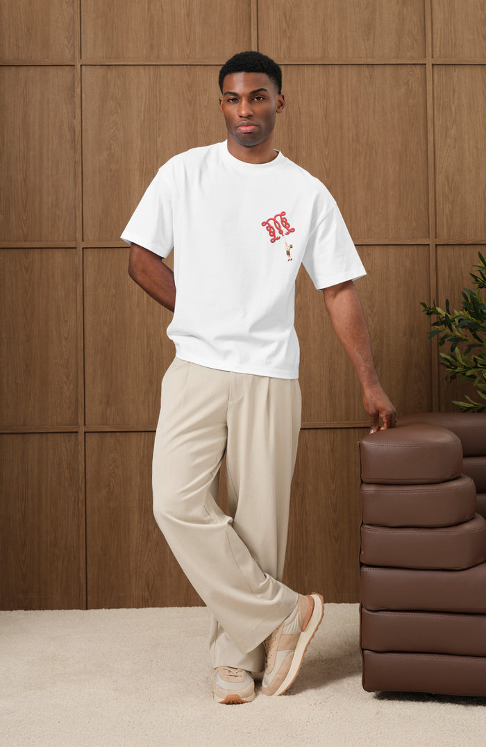 Model is 6ft 2, wearing Medium