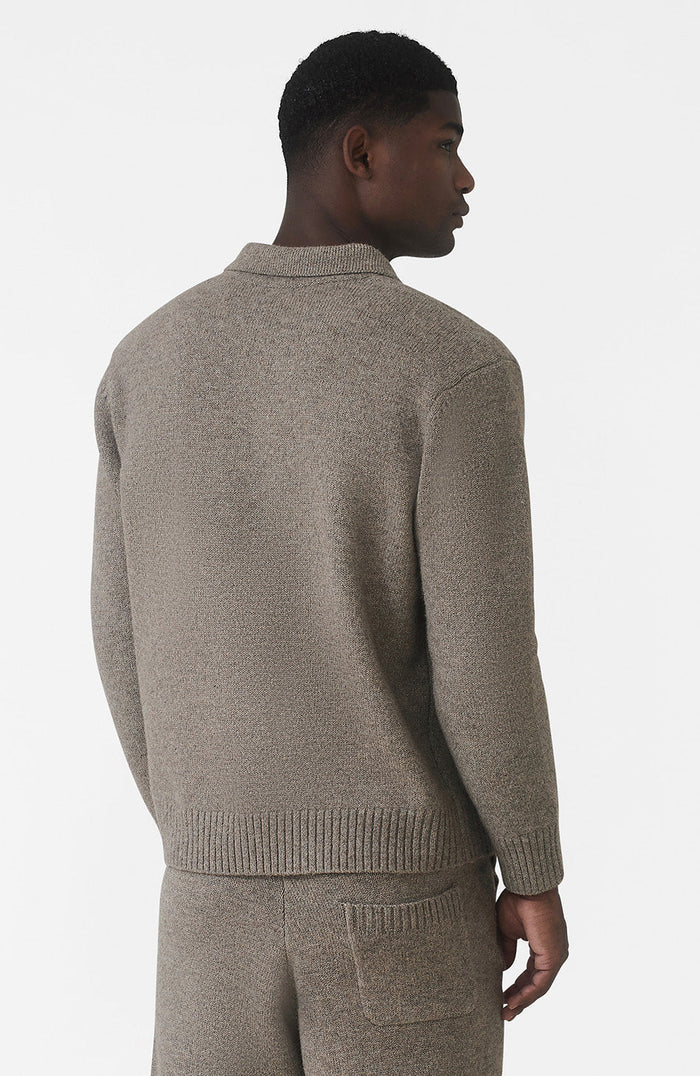 Montreux Knitted Sweatshirt in Beige