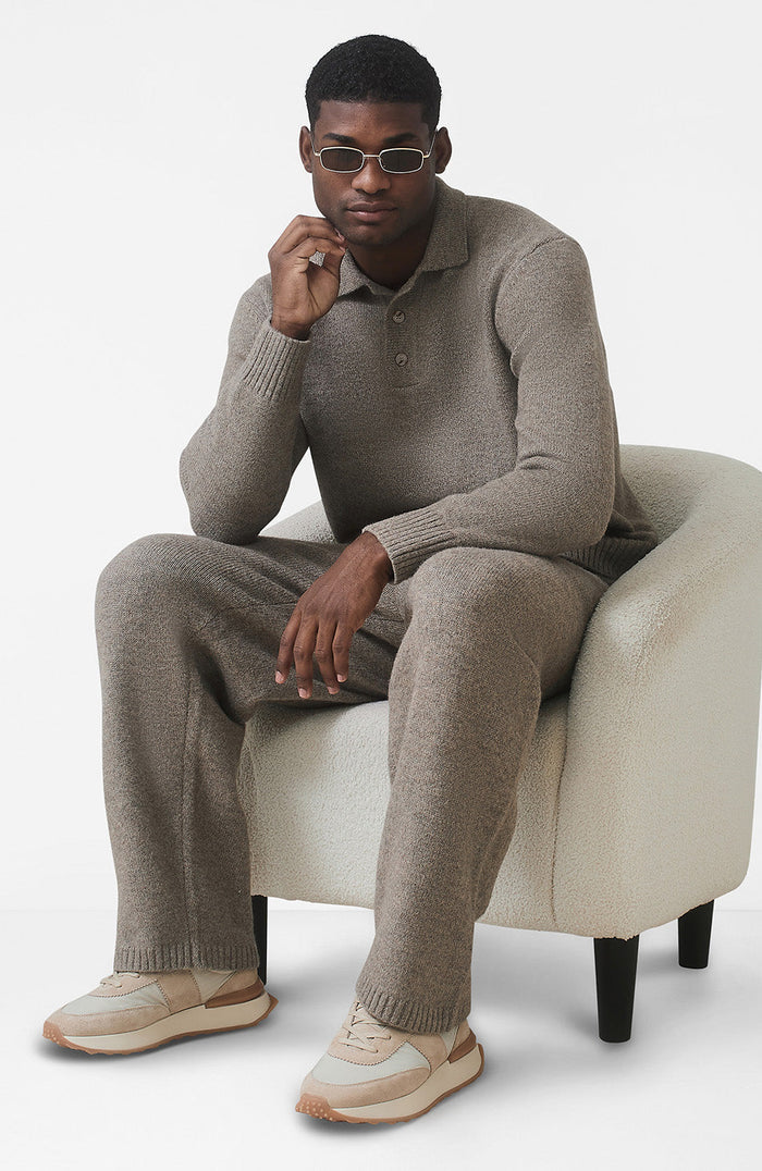 Montreux Knitted Sweatshirt in Beige