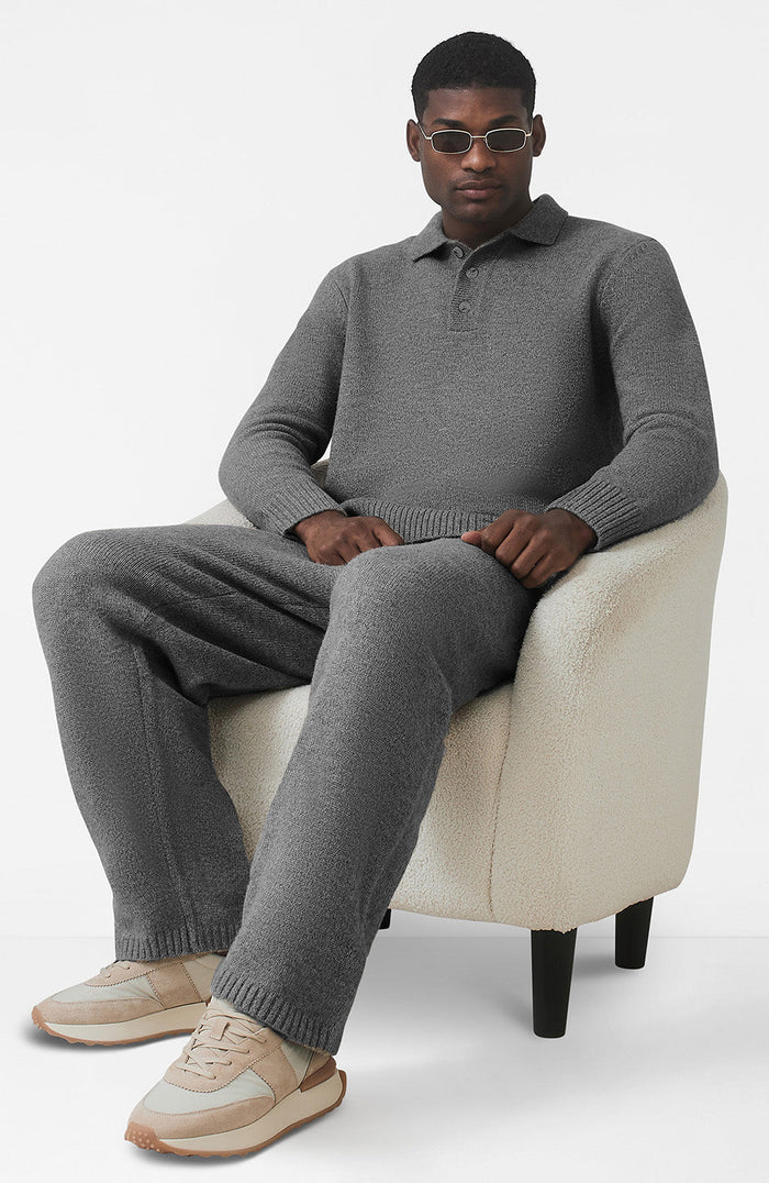 Montreux Knitted Sweatshirt in Grey