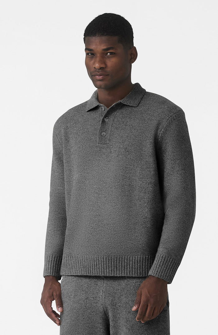 Montreux Knitted Sweatshirt in Grey