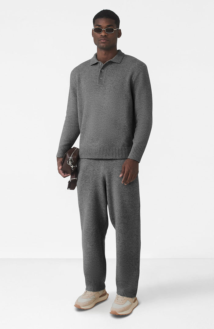 Montreux Knitted Sweatshirt in Grey