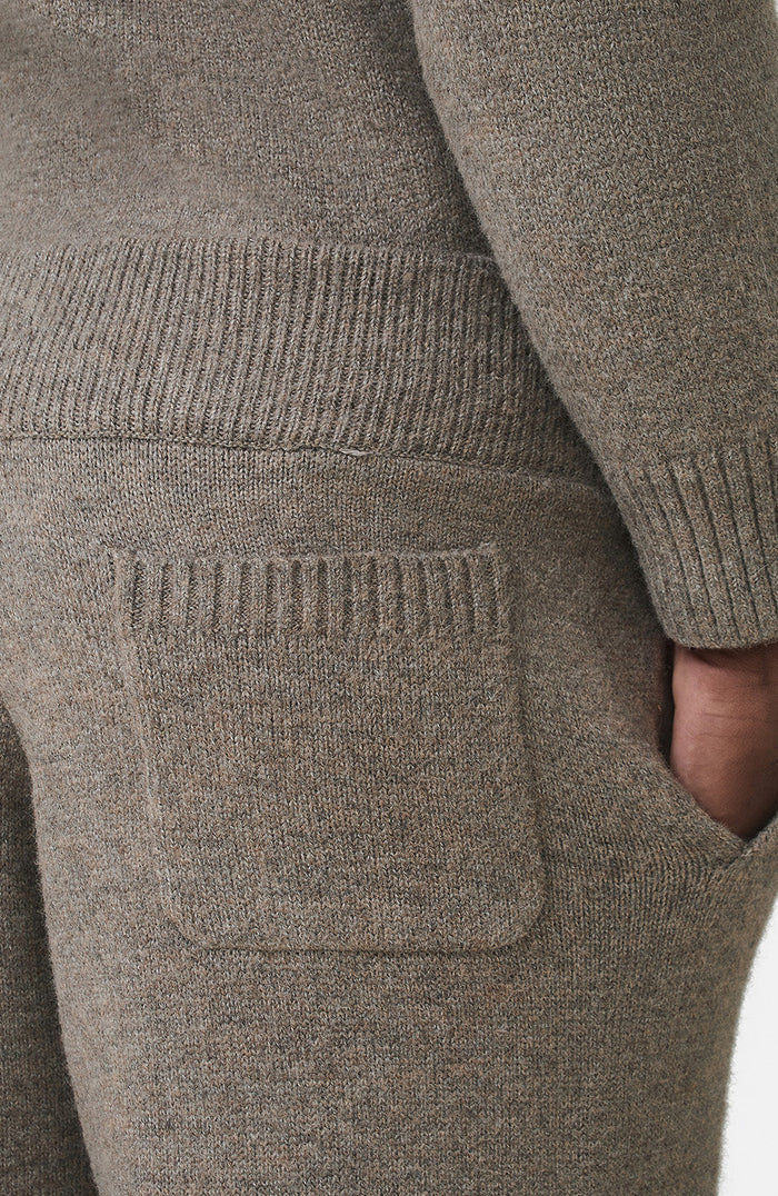Montreux Knitted Jogger in Beige