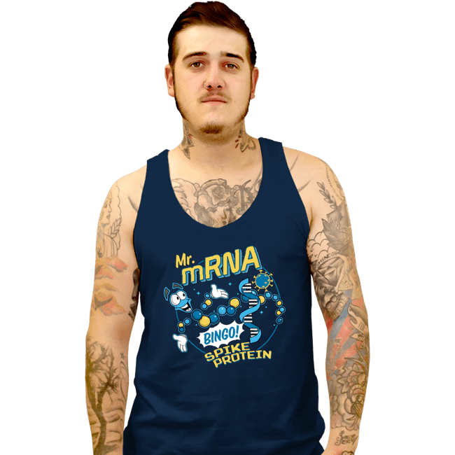 Tank Top, Unisex / Small / Navy
