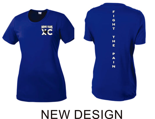MRMS XC Shiny Wicking Ladies Tee