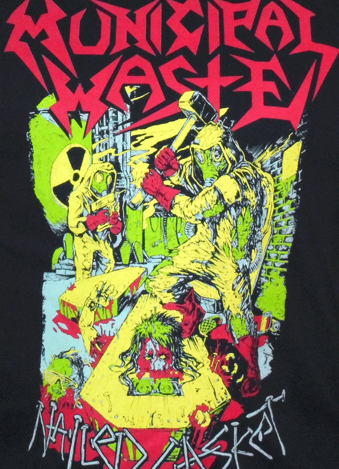 MUNICIPAL WASTE (Nailed Casket) Men's T-Shirt