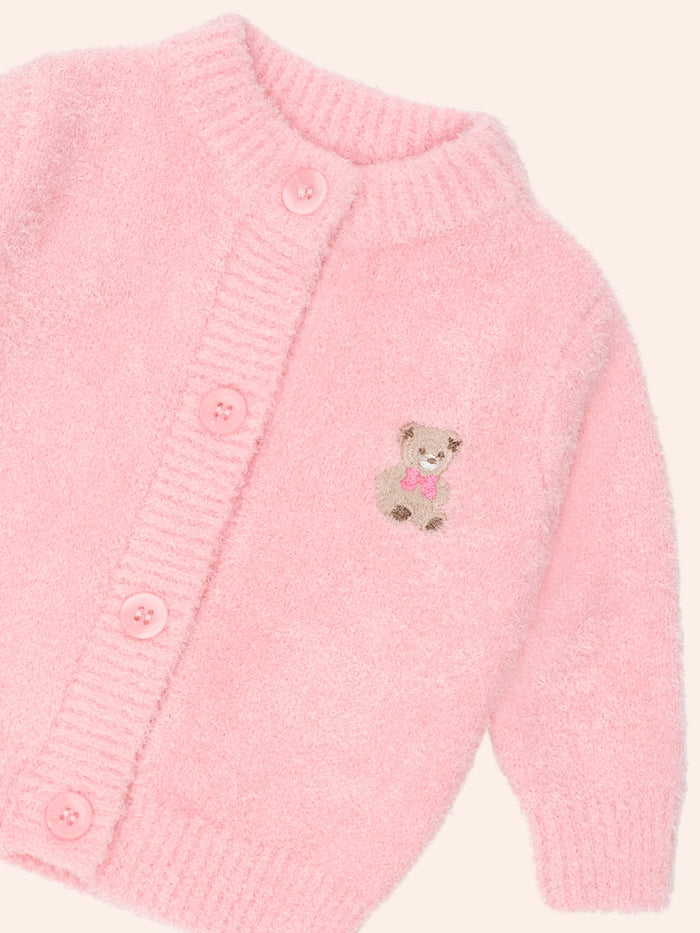 My First Hux 4pc Boucle Set - Apricot