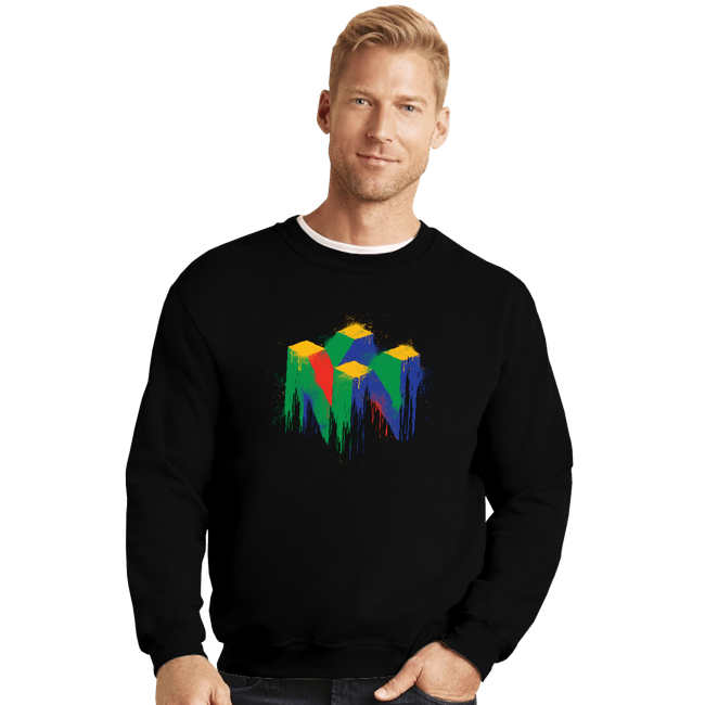 Crewneck Sweater, Unisex / Small / Black