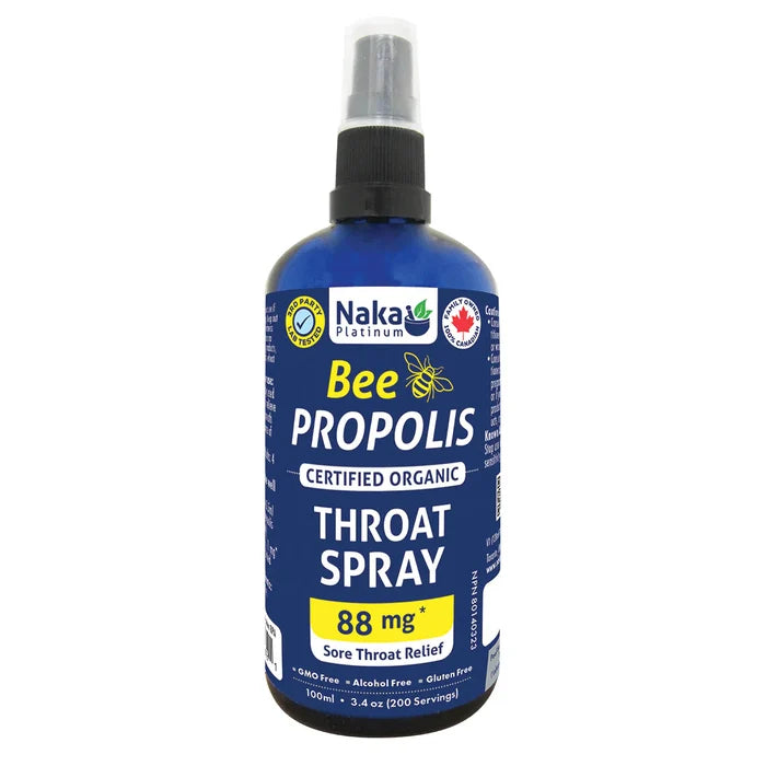 Naka: Organic Bee Propolis Throat Spray