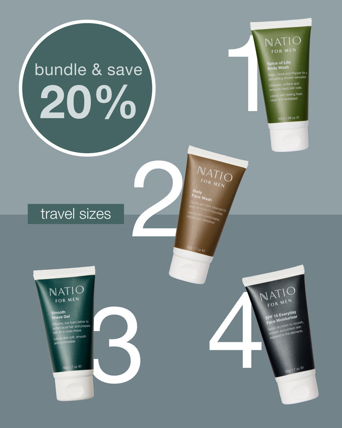Natio for Men Travel Bundle