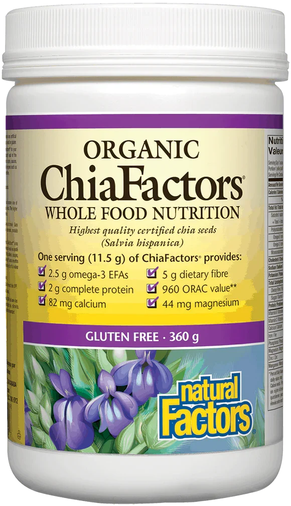 Natural Factors: Organic ChiaFactors