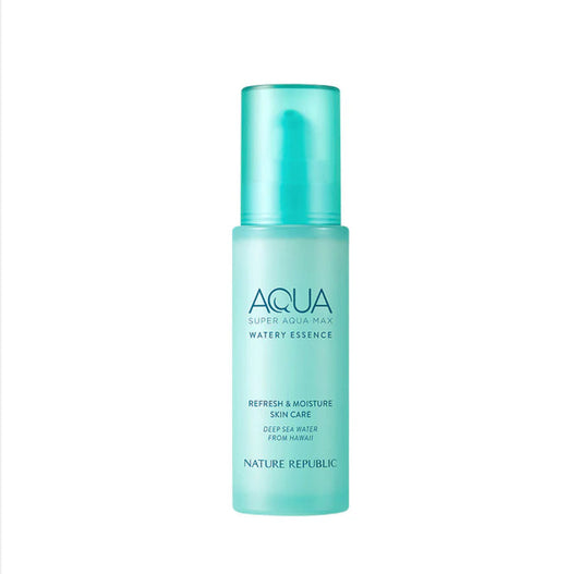 NATURE REPUBLIC super aqua max watery essence مستخلص مائي للعناية بالبشرة من نيجر ريببلك
