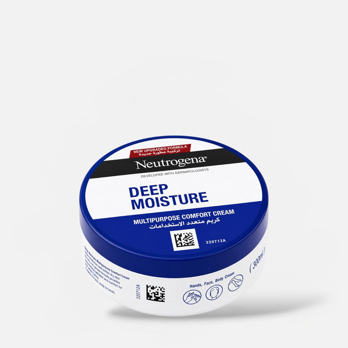 Neutrogena Deep Moisture Multipurpose Comfort Cream 200ml كريم نيتروجينا ديب مويستشر متعدد الاستخدامات لراحة الجسم - Princess Cosmetics Qatar