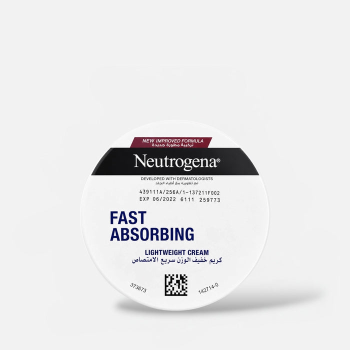 Neutrogena Fast Absorbing Lightweight Cream 200ml كريم نيتروجينا سريع الامتصاص وخفيف الوزن - Princess Cosmetics Qatar