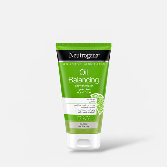 Neutrogena Oil Balancing Daily Exfoliator 150ml مقشر نيتروجينا اليومي الموازن للزيوت - Princess Cosmetics Qatar