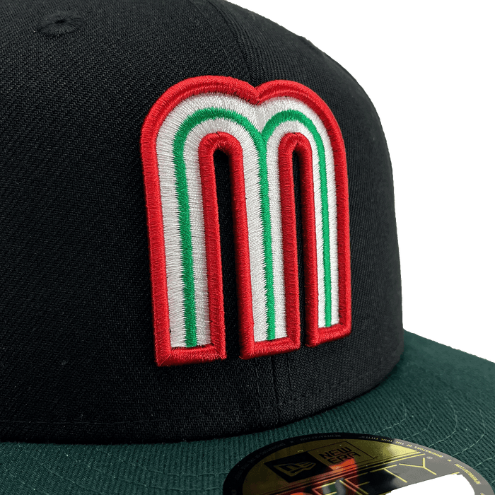 Detailed side embroidery of M.