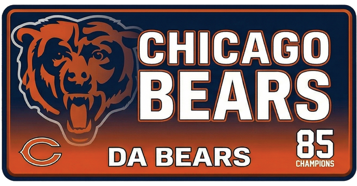 NFL License Plates