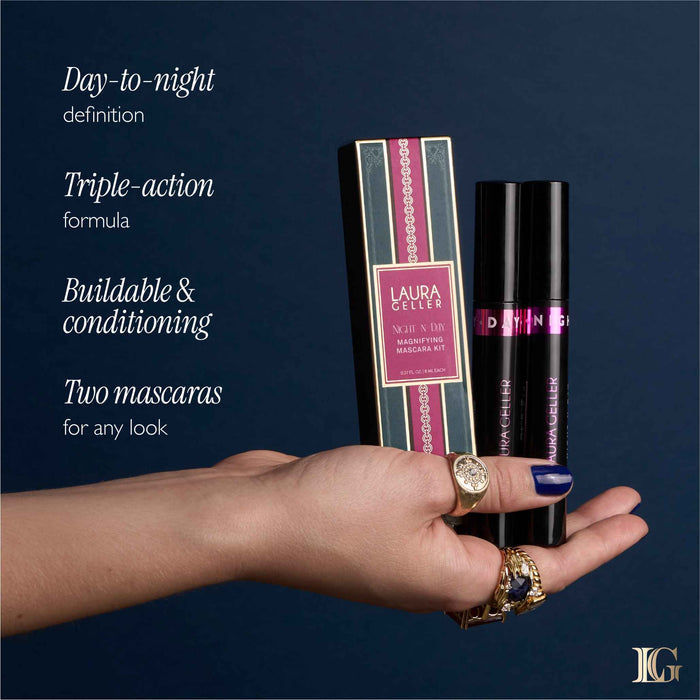 Night-N-Day Magnifying Mascara Kit benefits