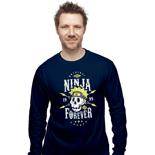 Long Sleeve Shirts, Unisex / Small / Navy