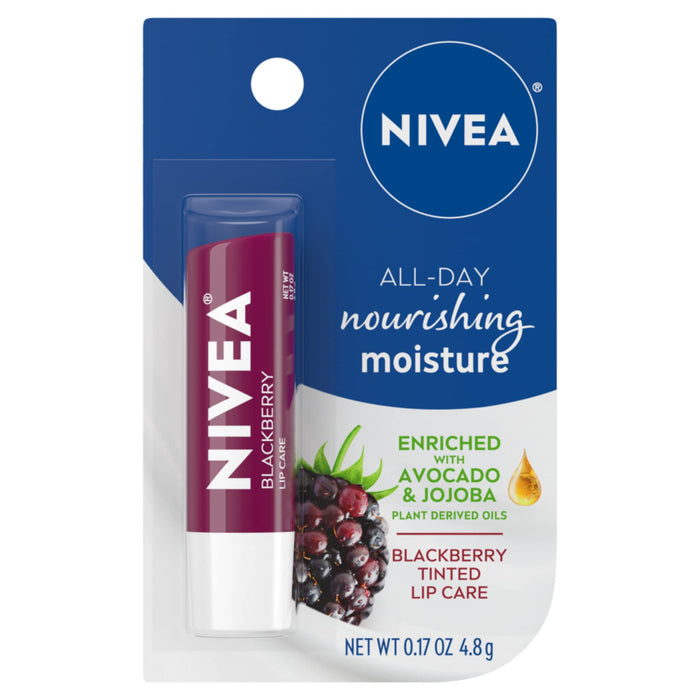 NIVEA Blackberry Tinted Lip Care مرطب الشفاه بالتوت الاسود
