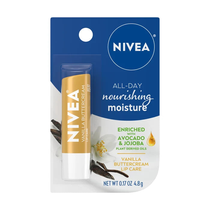 NIVEA Vanilla Buttercream Lip Care مرطب الشفاه بكريم زبدة الفانيليا
