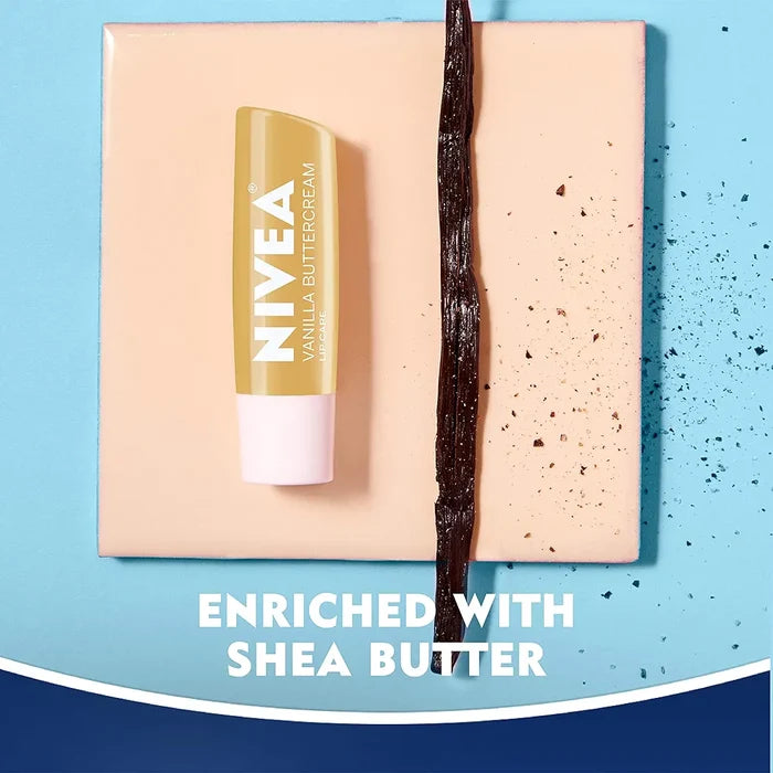 NIVEA Vanilla Buttercream Lip Care مرطب الشفاه بكريم زبدة الفانيليا