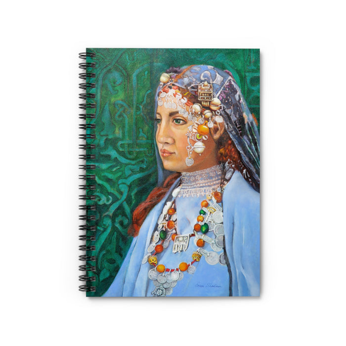 Notebook — Portrait of a Berber Woman Spiral Journal
